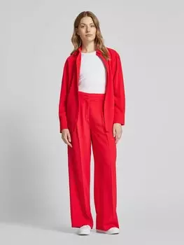 Блузка-рубашка прямого кроя с застежкой на пуговицы по всей длине More & More, красный