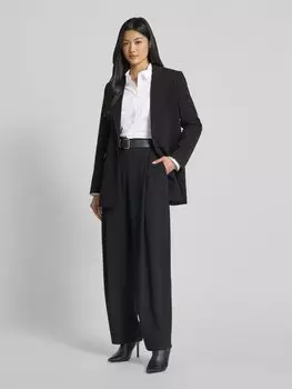 Блузка-рубашка прямого кроя с застежкой на пуговицы по всей длине comma, белый