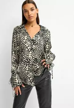 Блузка-рубашка REGULAR FIT Next, цвет monochrome print