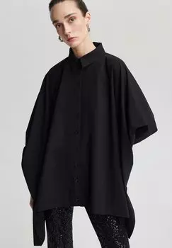 Блузка-рубашка RIBBON DETAILED OVERSIZE Touch Priv, цвет black