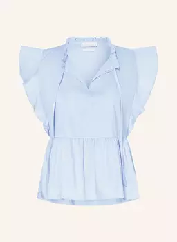 Блузка рубашка Rich & Royal, голубой