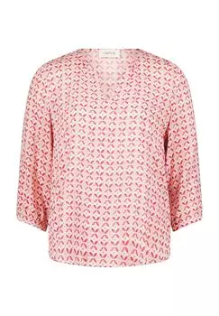 Блузка-рубашка, рукав 3/4, женская CARTOON, цвет Cream Pink