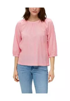 Блузка-рубашка, рукав 3/4, женская s.Oliver, оранжевый