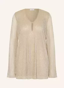 Блузка-Рубашка с блестящей пряжей Riani, бежевый