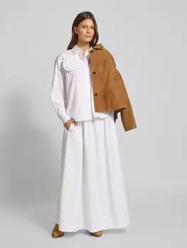 Блузка-рубашка с цветочной отделкой Rich & Royal, белый