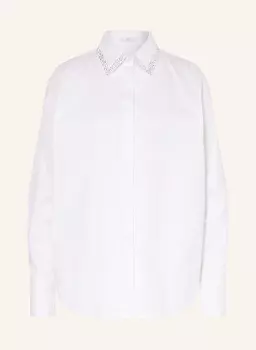 Блузка-Рубашка с драгоценными камнями Riani, белый