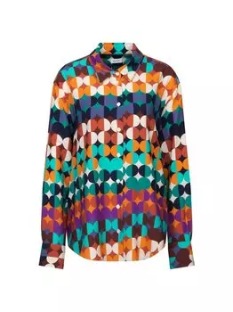 Блузка-Рубашка с геометрическими узорами Seidensticker, мультиколор