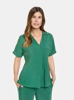 Блузка-Рубашка с короткими рукавами Gerry Weber, зеленый