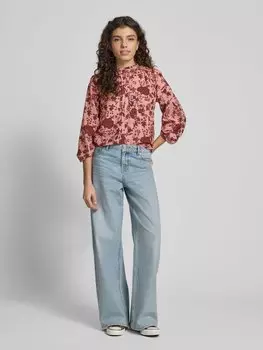 Блузка-рубашка с короткой планкой на пуговицах, модель «BELLA» Pepe Jeans, розовый