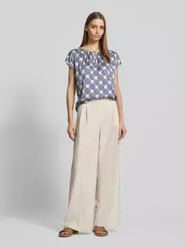 Блузка-рубашка с круглым вырезом More & More