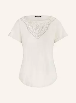 Блузка-Рубашка с кружевом Lauren Ralph Lauren, экрю
