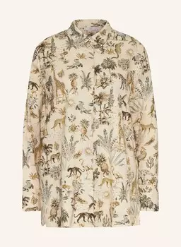 Блузка-Рубашка с льном Riani, бежевый