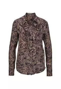 Блузка-Рубашка с отделкой рюшами Madeleine, мультиколор