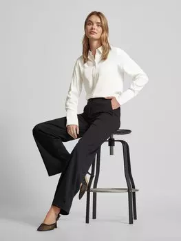 Блузка-рубашка с отложным воротником ETERNA, белый