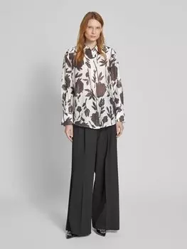 Блузка-рубашка с планкой на пуговицах Herzensangelegenheit, кремовый