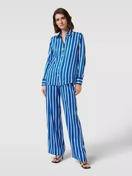 Блузка-рубашка с полосатым узором Seidensticker, синий