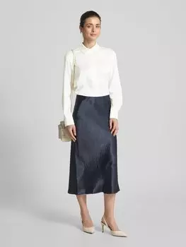 Блузка-рубашка с потайной застежкой на пуговицы Christian Berg Woman Selection, экрю