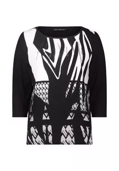 Блузка-рубашка с принтом BETTY BARCLAY, черный