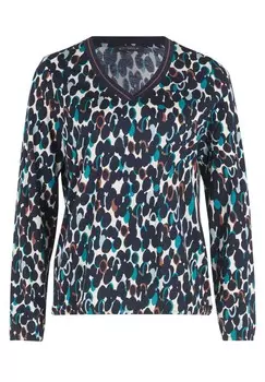 Блузка-Рубашка с принтом Betty Barclay, синий