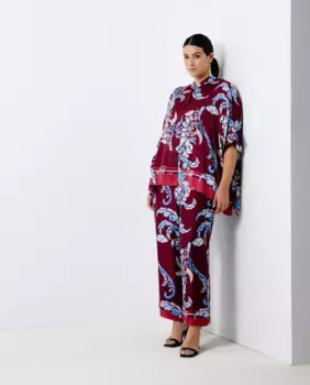 Блузка-рубашка с принтом Couchel, цвет Rosa