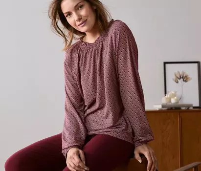 Блузка-рубашка с принтом Tchibo