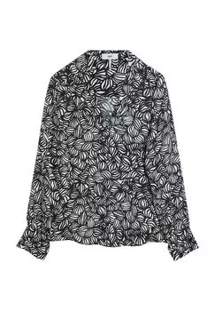 Блузка-рубашка с разрезом, для женщин CINQUE, черный