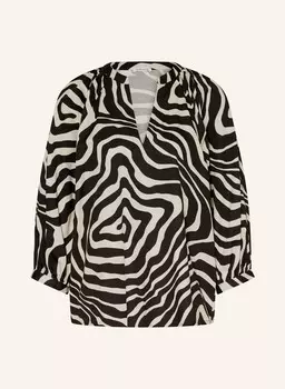 Блузка-Рубашка с рукавами 3/4 Seidensticker, черный