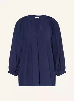 Блузка-Рубашка с рукавами 3/4 Seidensticker, синий