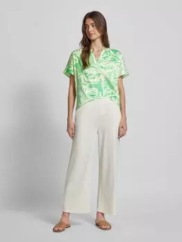 Блузка-рубашка с узором по всей поверхности Milano Italy