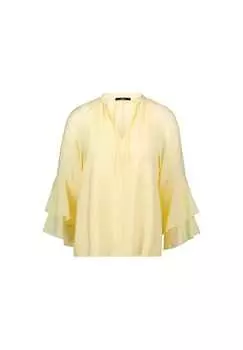 Блузка-Рубашка с вырезом-замочной скважиной Zero, цвет 2150 double cream