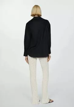 Блузка-рубашка Samari Mango, черная