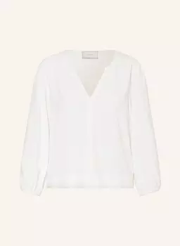 Блузка-Рубашка Sarla из льна с рукавами 3/4 Neo Noir, белый