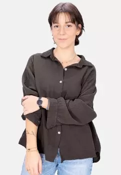 Блузка-рубашка SASHA OVERSIZED Seasons Of April, цвет mokka