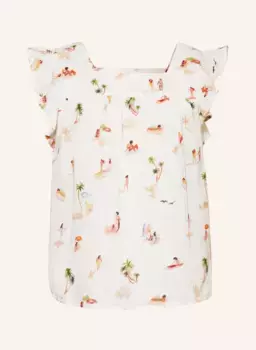 Блузка-рубашка Scotch & Soda, белый