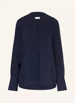 Блузка рубашка Seidensticker, синий