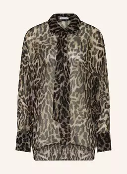 Блузка-Рубашка со съемным галстуком Mrs & Hugs, черный