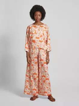 Блузка-рубашка со сплошным узором, модель 'NIALINII' Drykorn, оранжевый