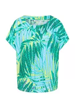 Блузка-рубашка СВОБОДНОГО ФИТА ETERNA, цвет Lime