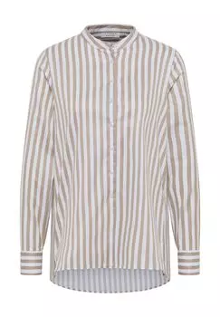 Блузка-рубашка СВОБОДНОГО ФИТА ETERNA, зеленый