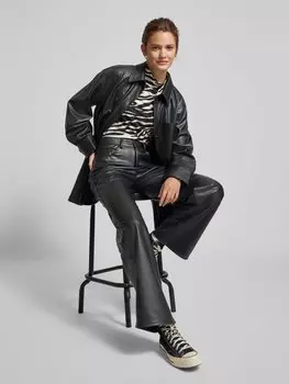 Блузка-рубашка свободного кроя модель «Алейя» EDITED, черный