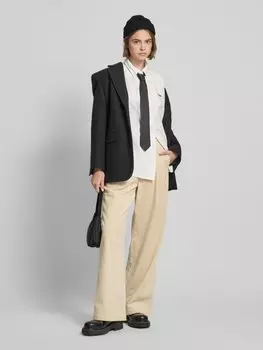 Блузка-рубашка свободного кроя, модель «SCRIPT» Tommy Jeans, экрю