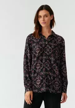 Блузка-рубашка TATUUM, цвет black