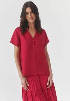 Блузка-рубашка TATUUM, красный