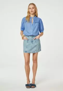 Блузка-рубашка Tootsie Fabienne Chapot, синяя
