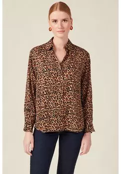 Блузка-рубашка UMWELTFREUNDLICHES BONOBO Jeans, цвет marron clair