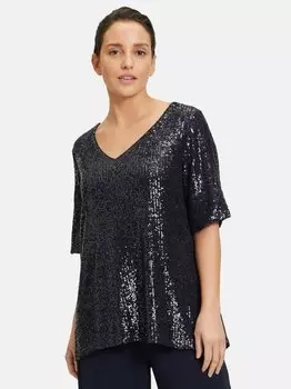 Блузка-Рубашка Vera Mont, синий