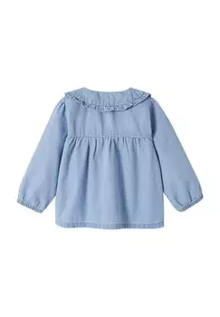 Блузка-рубашка Vertbaudet, отбеленная