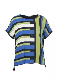 Блузка-рубашка VIA APPIA -DUE-, цвет Dunkelblau Multicol