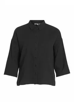 Блузка-рубашка VILA, черная красавица
