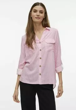 Блузка-рубашка VMBUMPY NEW NOOS Vero Moda, цвет pink cosmos